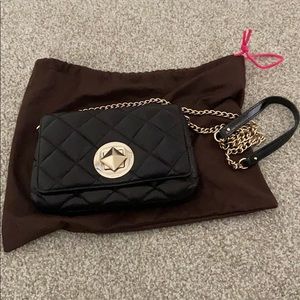 Kate space black quilted crossbody